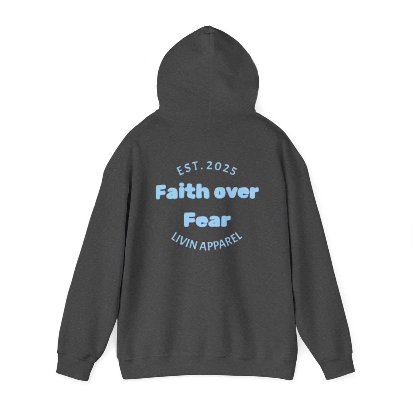 Faith over Fear Unisex Hooded Sweatshirt | Comfortable Everyday Wear | Inspirational Gift | Perfect for All Occasions