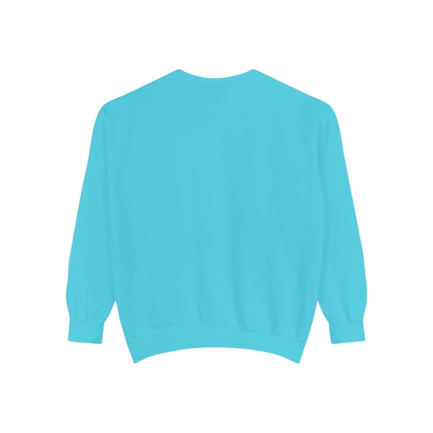 Casual Sweatshirt - 'LIVIN' Garment-Dyed Comfort for Every Day, Perfect for Weekends, Cozy Layering, Gift for Friends, Relaxed Vibe