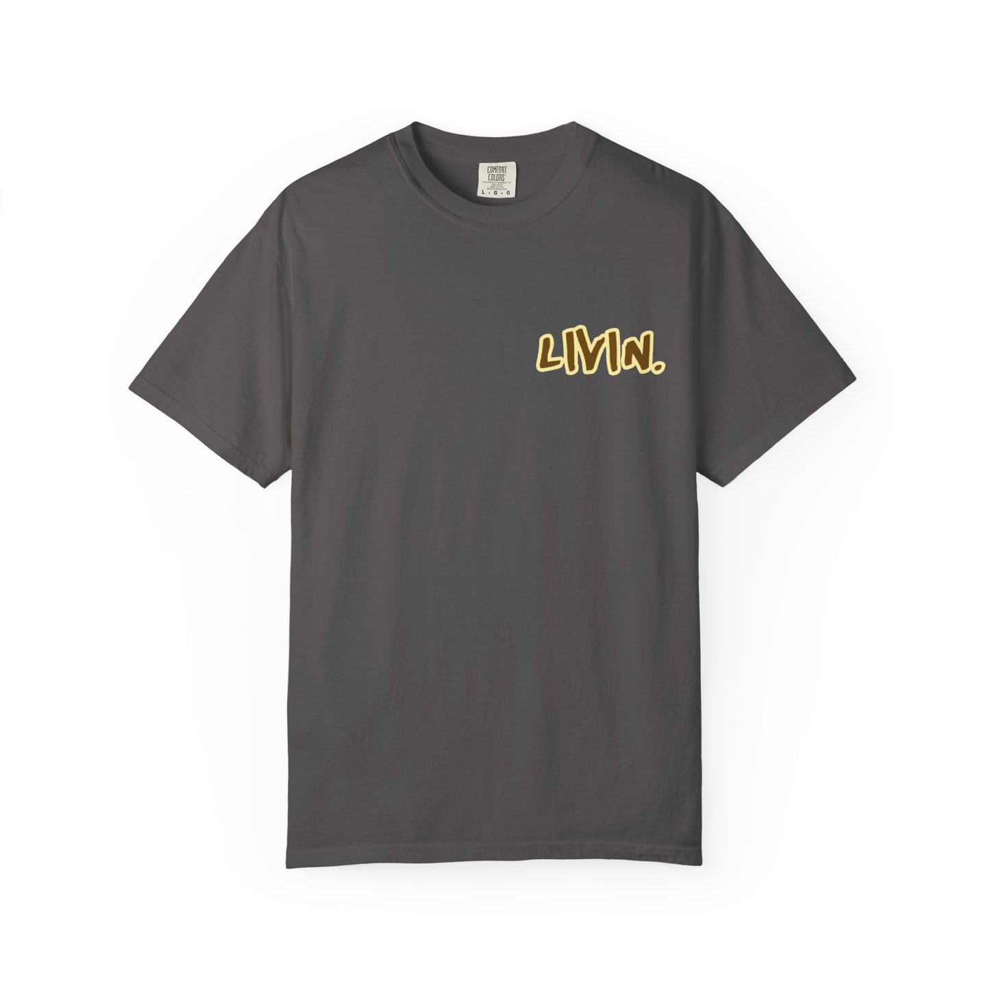 Garment-Dyed T-Shirt, Casual Vibe, Unisex Fashion, Trendy Tee for Everyday Wear, Perfect for Gifts, Chill Vibes, LIVIN.