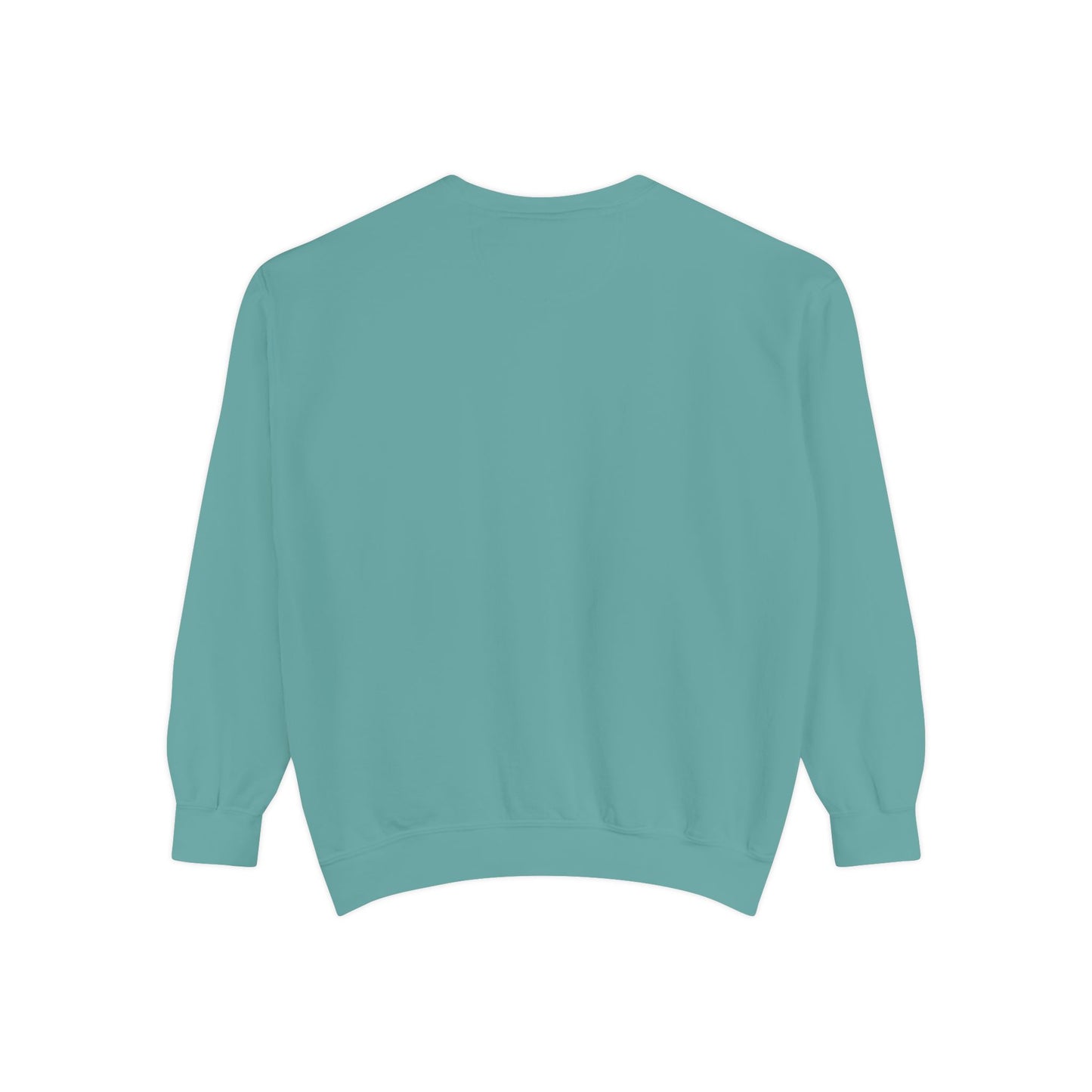 Casual Sweatshirt - 'LIVIN' Garment-Dyed Comfort for Every Day, Perfect for Weekends, Cozy Layering, Gift for Friends, Relaxed Vibe