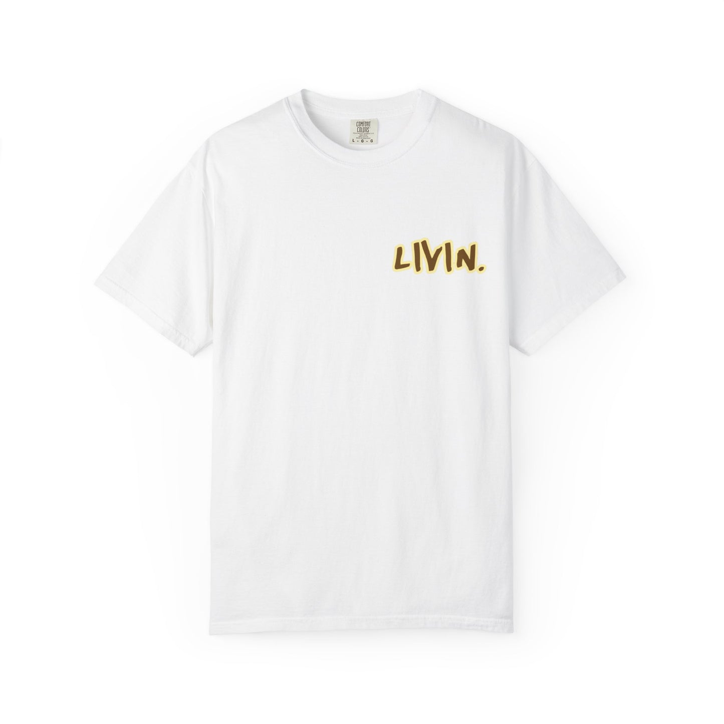 Garment-Dyed T-Shirt, Casual Vibe, Unisex Fashion, Trendy Tee for Everyday Wear, Perfect for Gifts, Chill Vibes, LIVIN.