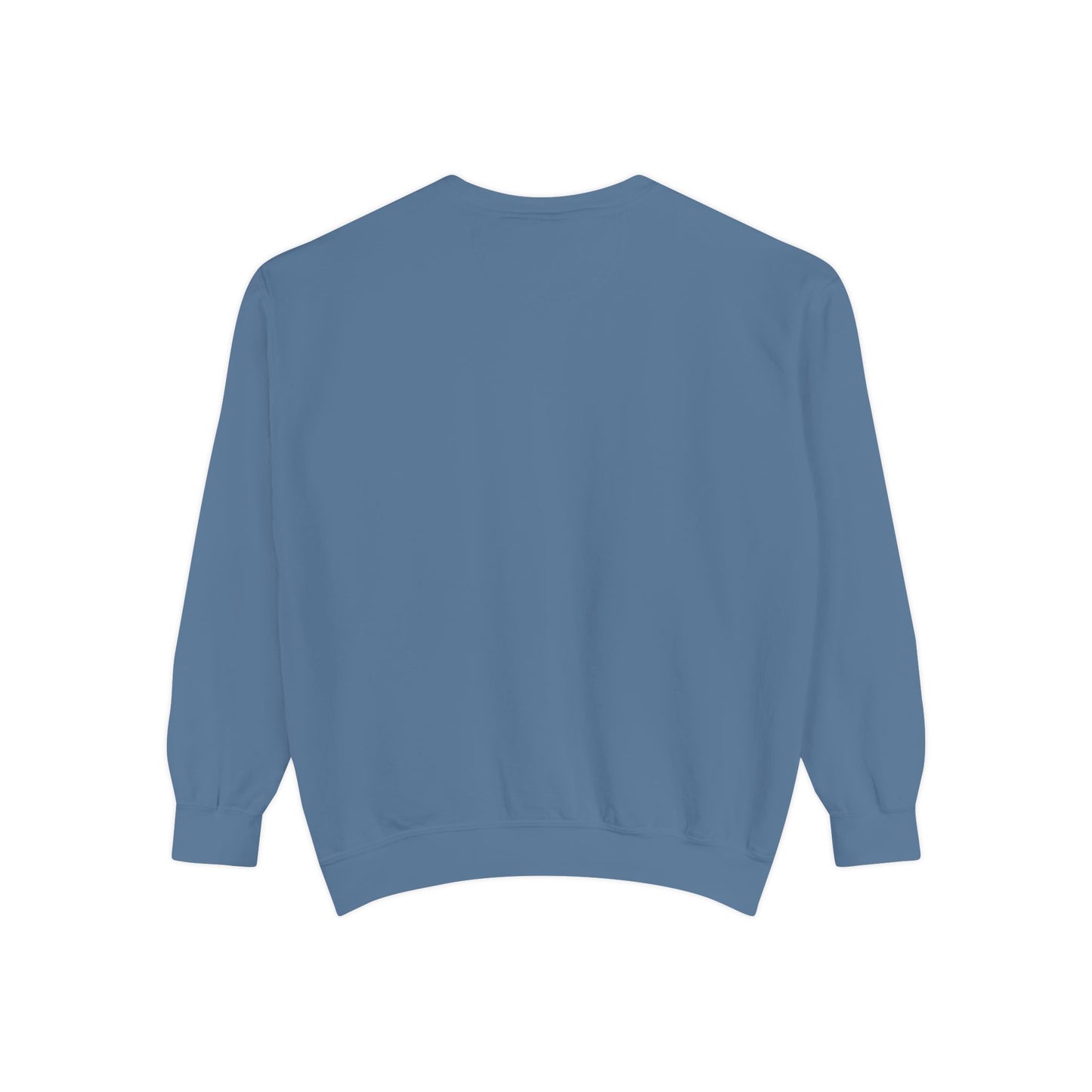 Casual Sweatshirt - 'LIVIN' Garment-Dyed Comfort for Every Day, Perfect for Weekends, Cozy Layering, Gift for Friends, Relaxed Vibe