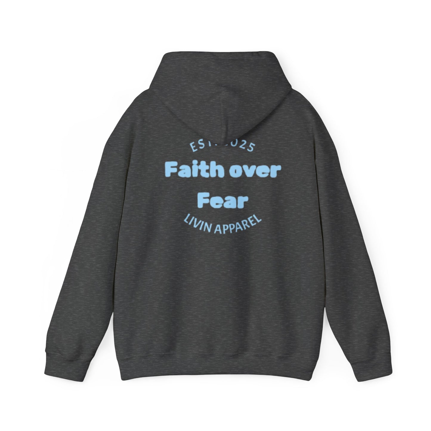 Faith over Fear Unisex Hooded Sweatshirt | Comfortable Everyday Wear | Inspirational Gift | Perfect for All Occasions