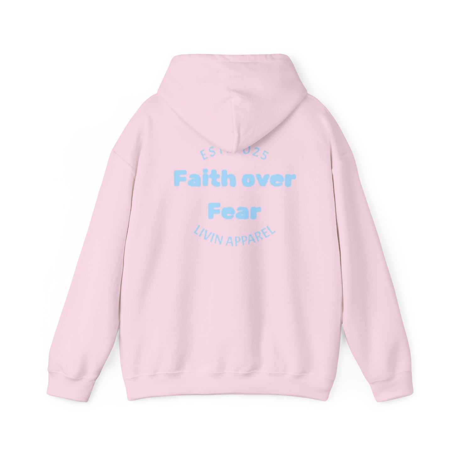 Faith over Fear Unisex Hooded Sweatshirt | Comfortable Everyday Wear | Inspirational Gift | Perfect for All Occasions
