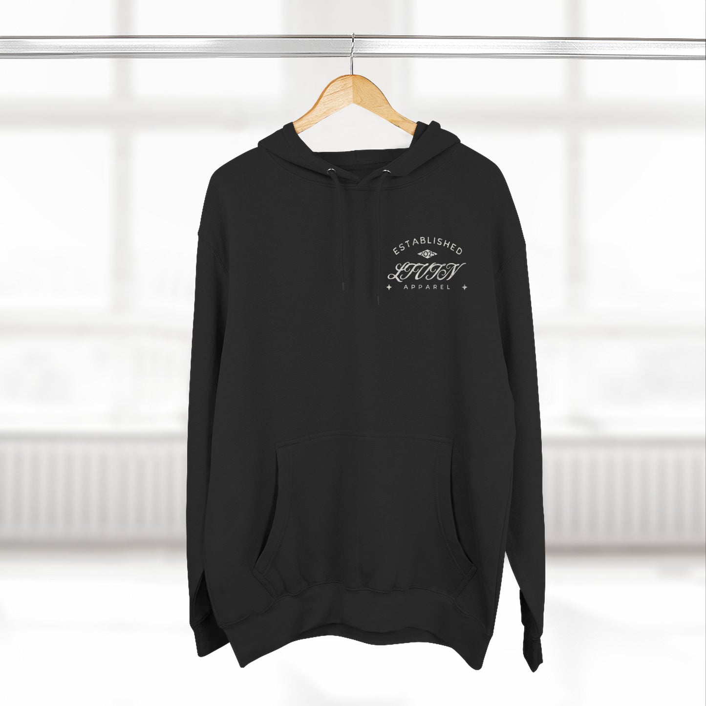Three-Panel Fleece Hoodie, Cozy Streetwear, Perfect for Drivers, Race Fans, Casual Gifting, Graphic Hoodie, Year-Round Comfort