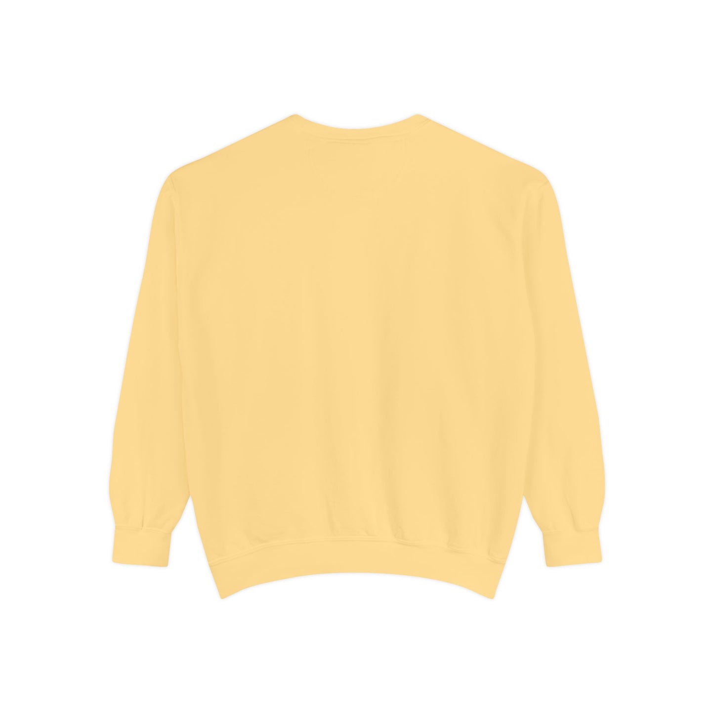 Casual Sweatshirt - 'LIVIN' Garment-Dyed Comfort for Every Day, Perfect for Weekends, Cozy Layering, Gift for Friends, Relaxed Vibe