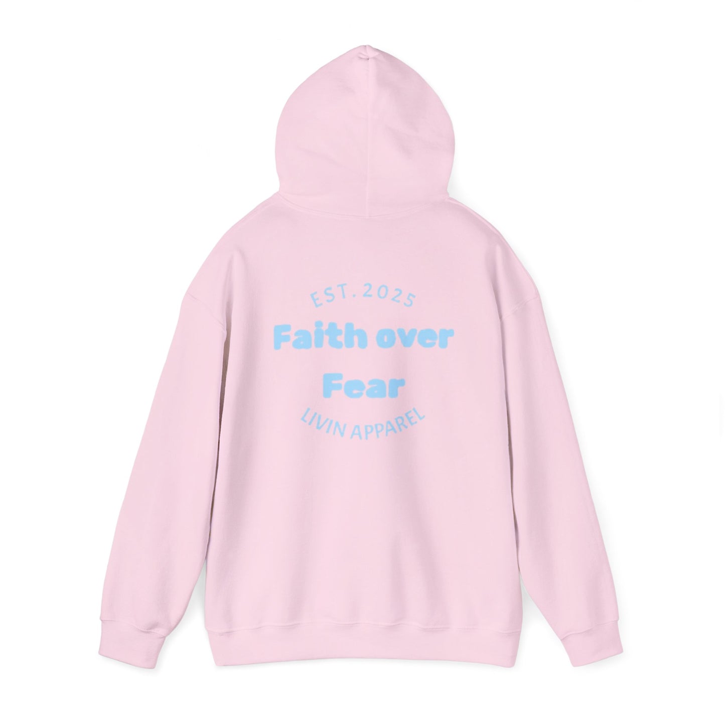 Faith over Fear Unisex Hooded Sweatshirt | Comfortable Everyday Wear | Inspirational Gift | Perfect for All Occasions