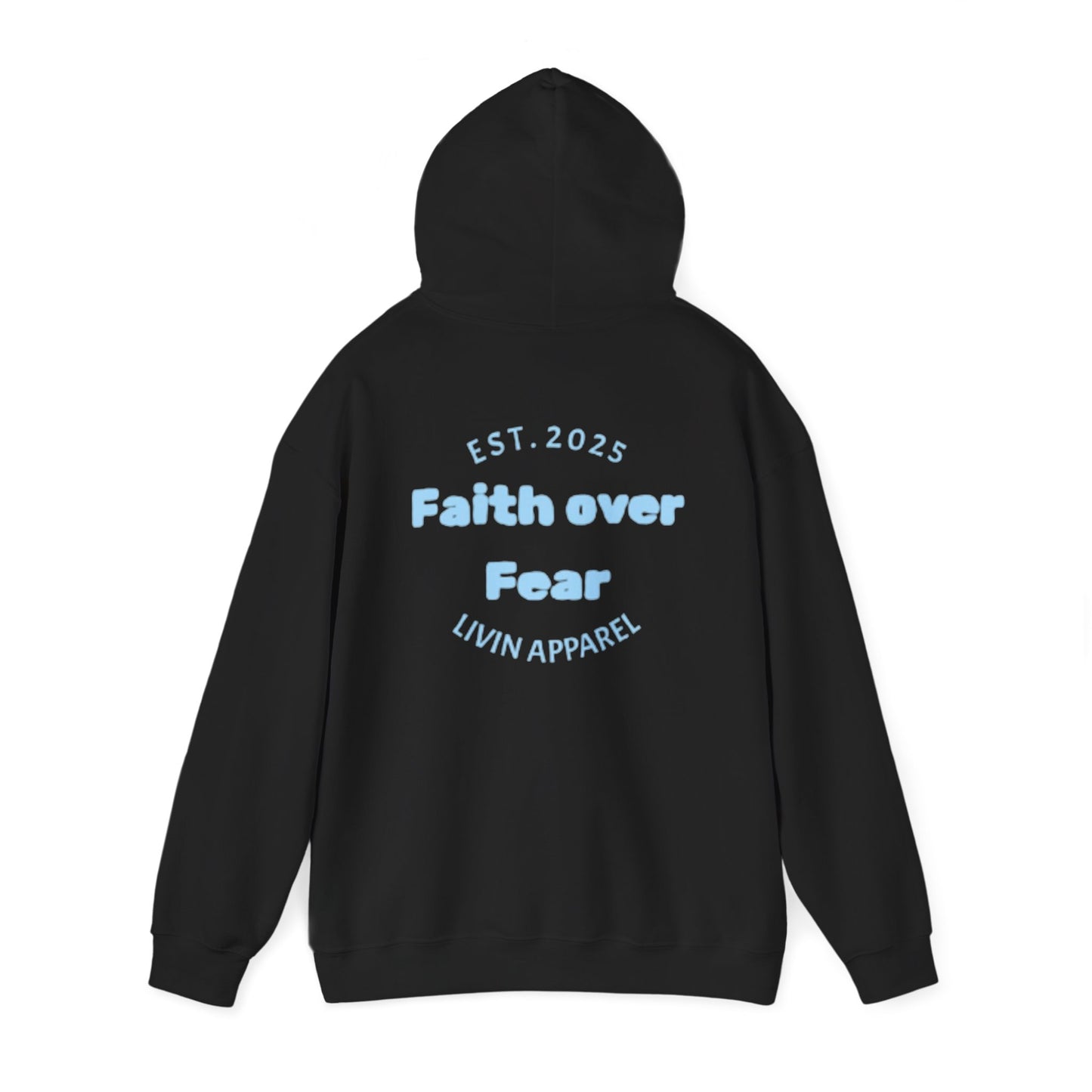 Faith over Fear Unisex Hooded Sweatshirt | Comfortable Everyday Wear | Inspirational Gift | Perfect for All Occasions