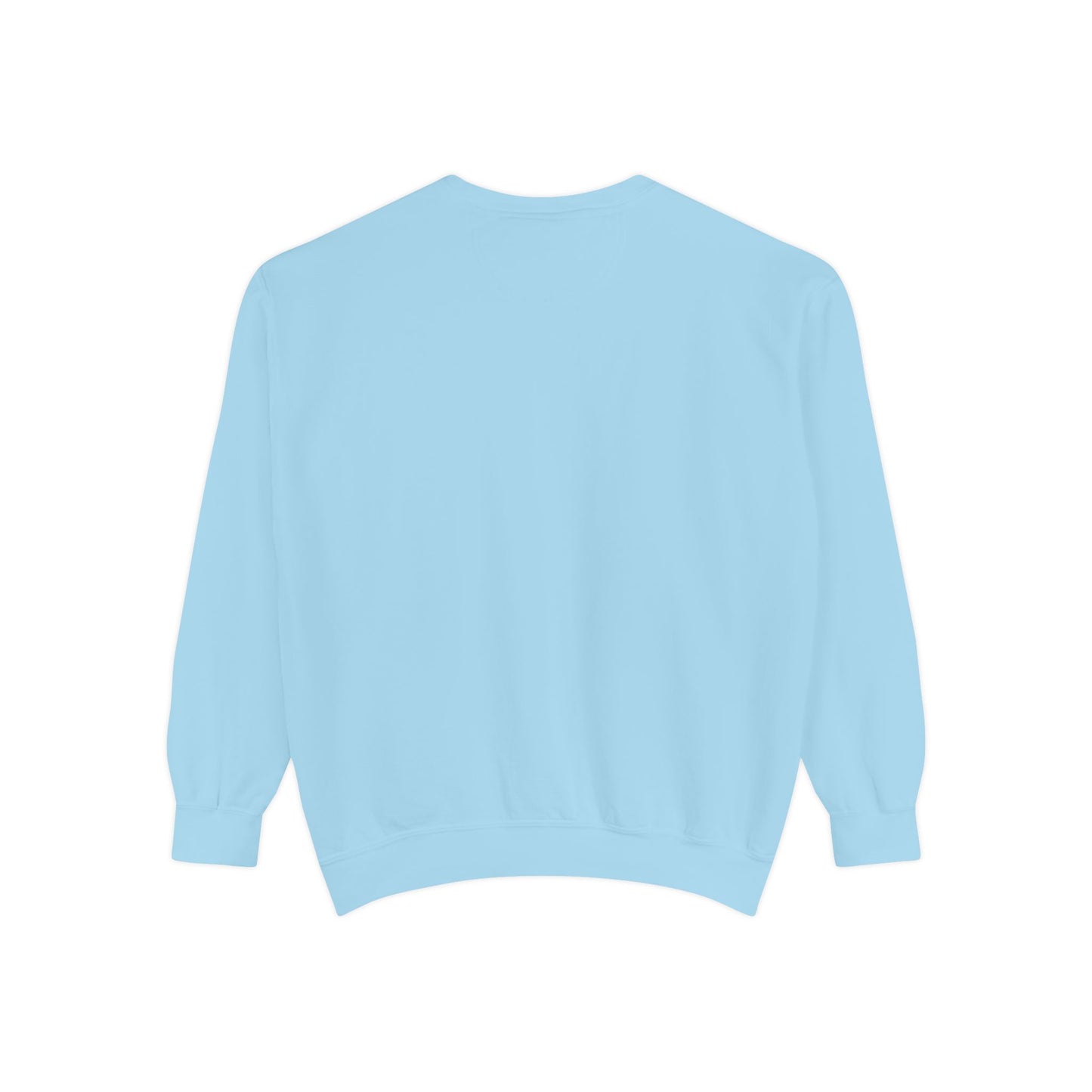 Casual Sweatshirt - 'LIVIN' Garment-Dyed Comfort for Every Day, Perfect for Weekends, Cozy Layering, Gift for Friends, Relaxed Vibe