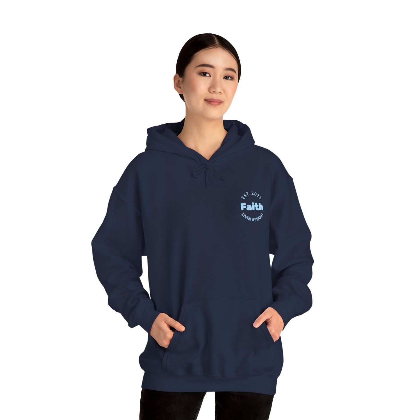 Faith over Fear Unisex Hooded Sweatshirt | Comfortable Everyday Wear | Inspirational Gift | Perfect for All Occasions