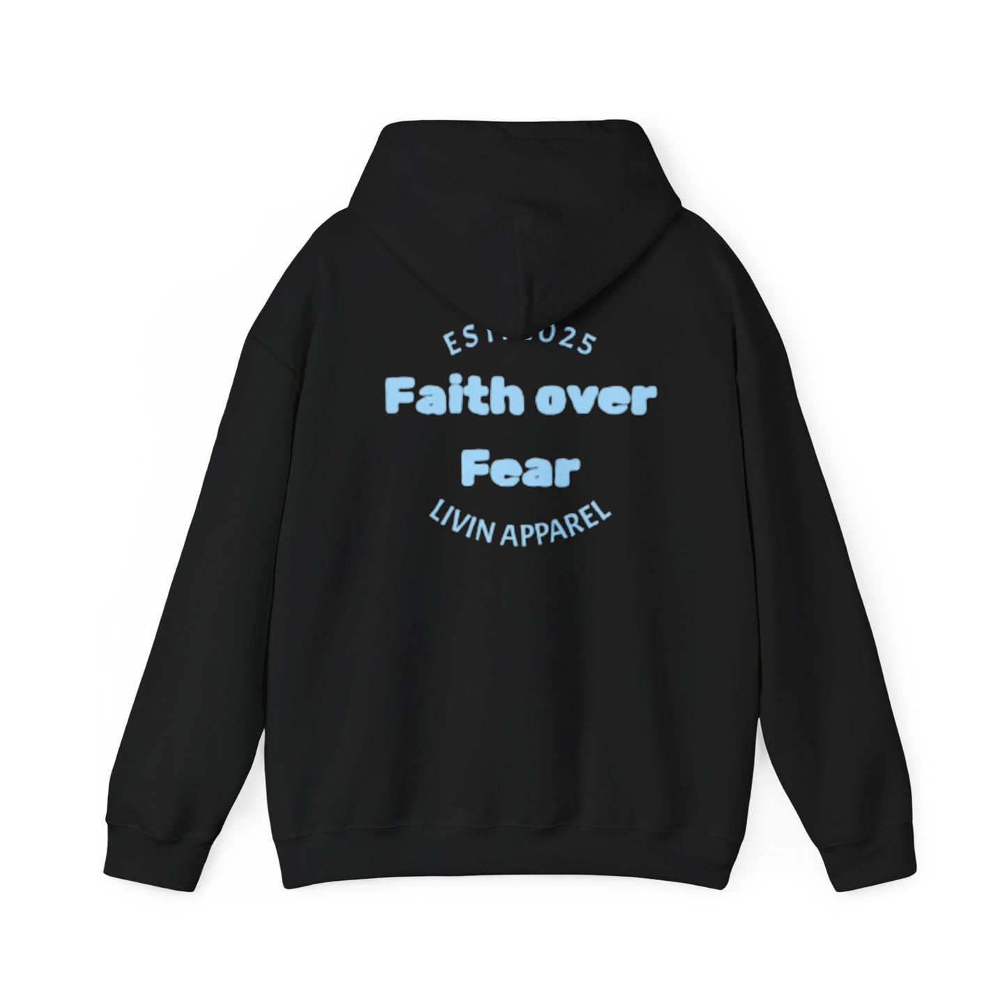 Faith over Fear Unisex Hooded Sweatshirt | Comfortable Everyday Wear | Inspirational Gift | Perfect for All Occasions