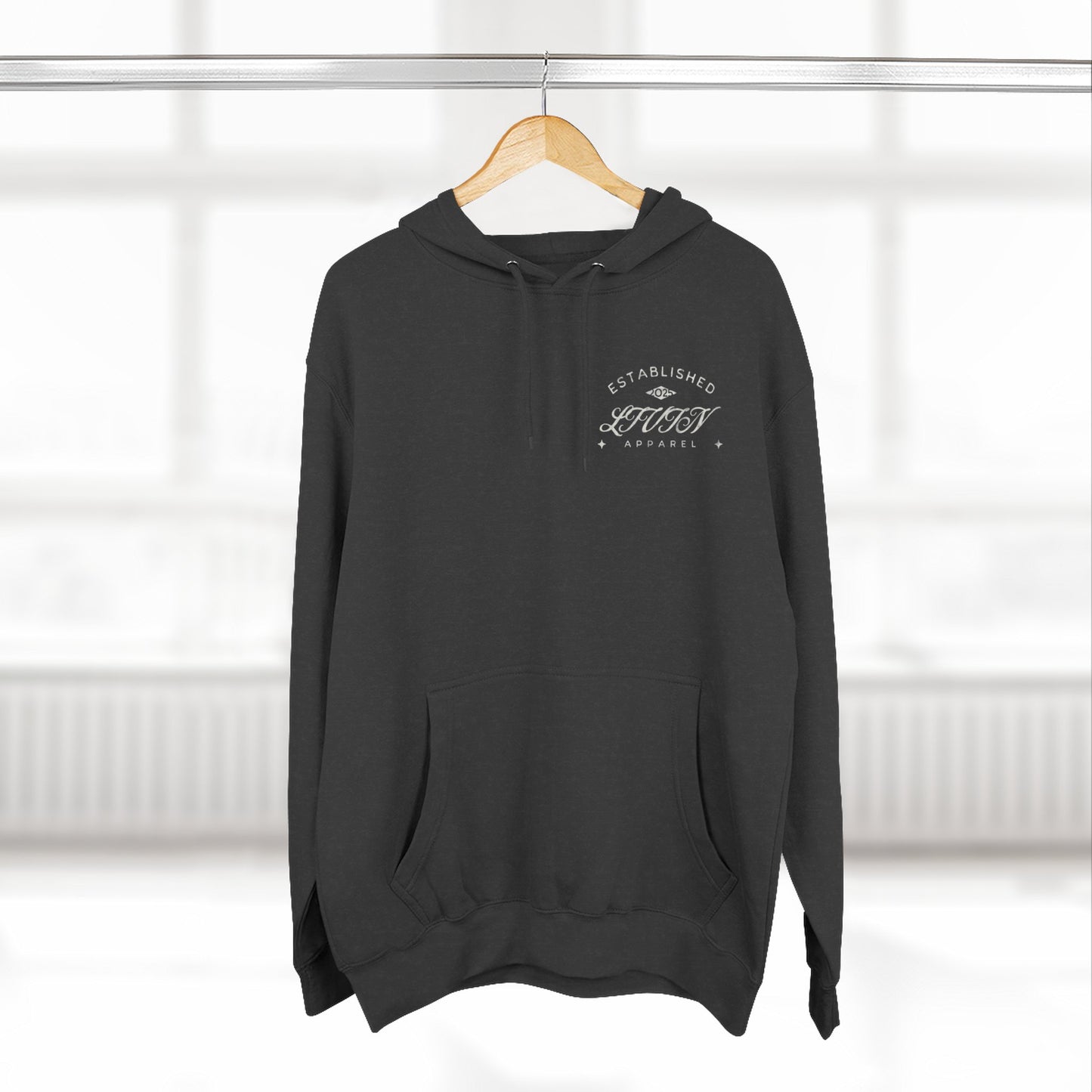 Three-Panel Fleece Hoodie, Cozy Streetwear, Perfect for Drivers, Race Fans, Casual Gifting, Graphic Hoodie, Year-Round Comfort