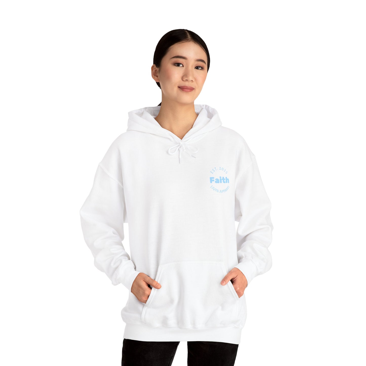 Faith over Fear Unisex Hooded Sweatshirt | Comfortable Everyday Wear | Inspirational Gift | Perfect for All Occasions