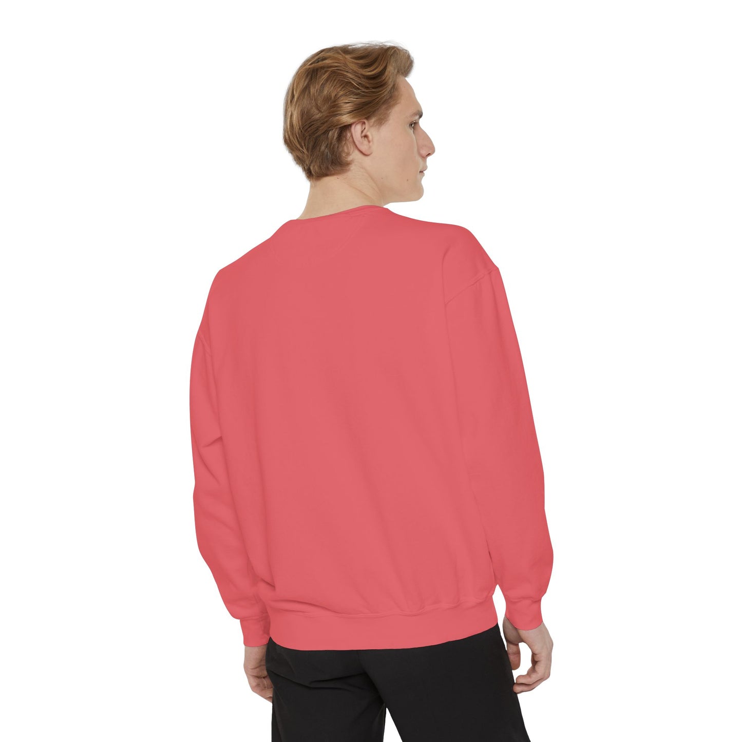 Casual Sweatshirt - 'LIVIN' Garment-Dyed Comfort for Every Day, Perfect for Weekends, Cozy Layering, Gift for Friends, Relaxed Vibe