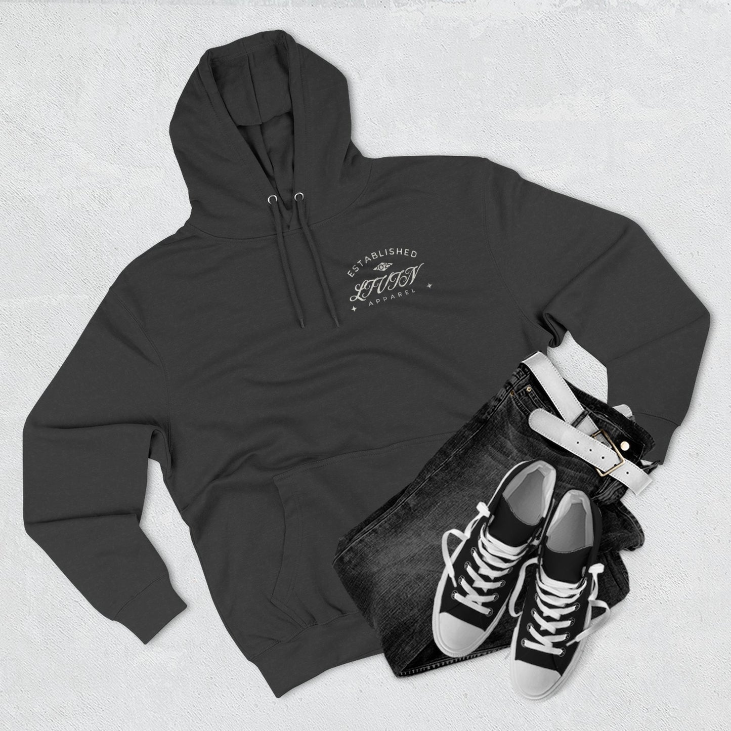 Three-Panel Fleece Hoodie, Cozy Streetwear, Perfect for Drivers, Race Fans, Casual Gifting, Graphic Hoodie, Year-Round Comfort