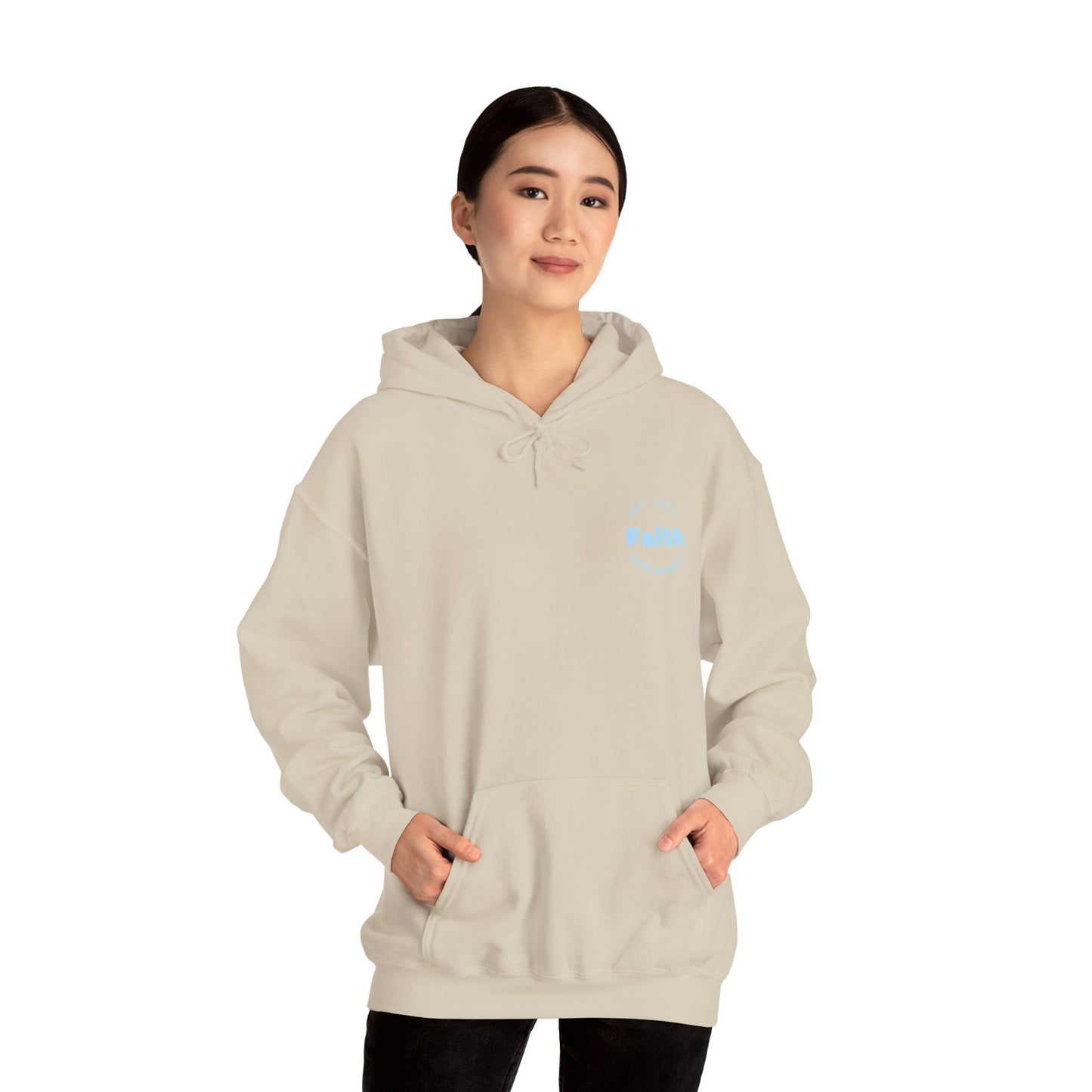 Faith over Fear Unisex Hooded Sweatshirt | Comfortable Everyday Wear | Inspirational Gift | Perfect for All Occasions