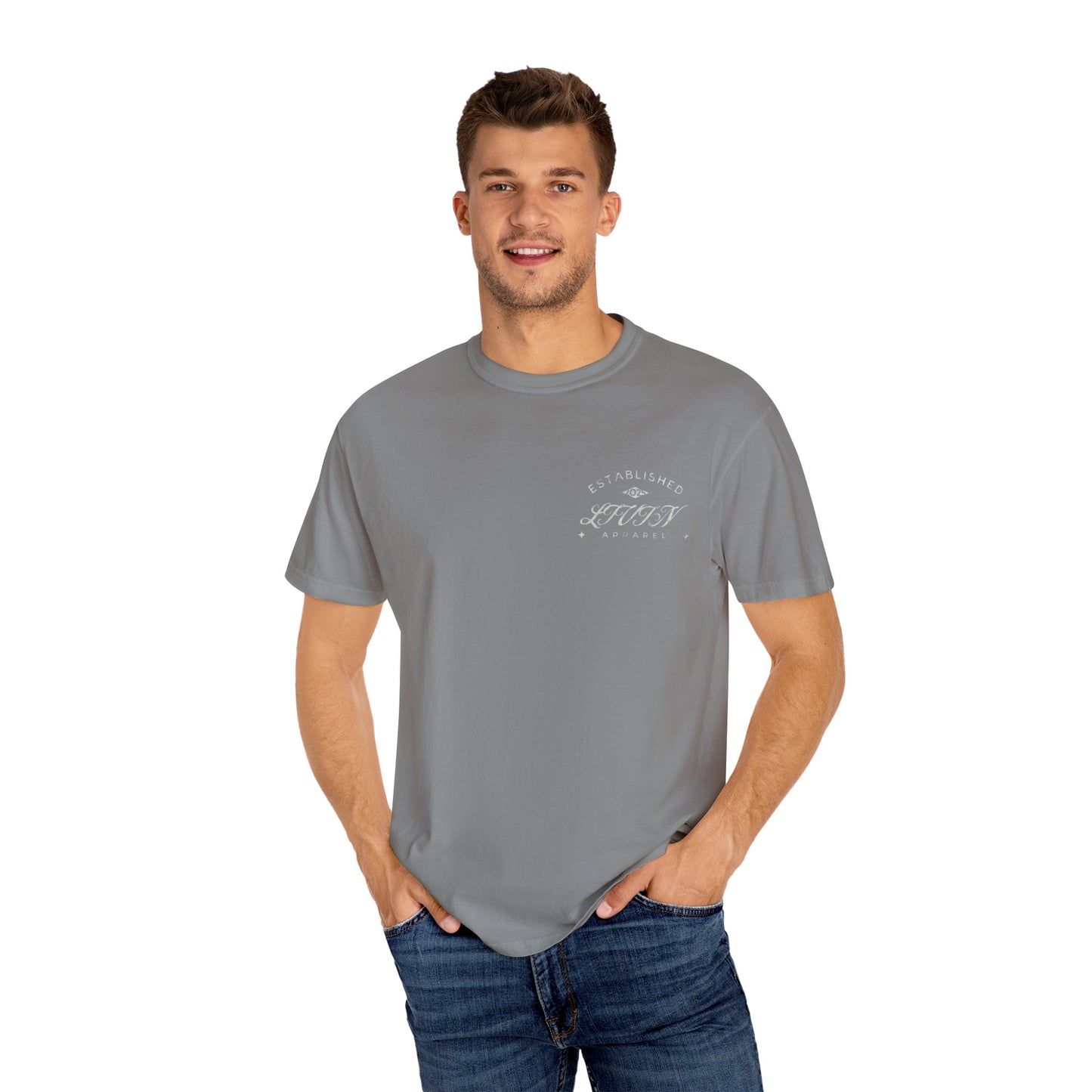 Unisex Garment-Dyed T-Shirt, Trendy Christian Tee, Stylish Faith Apparel, Comfortable Everyday Wear, Inspirational Gift, Casual Outfit
