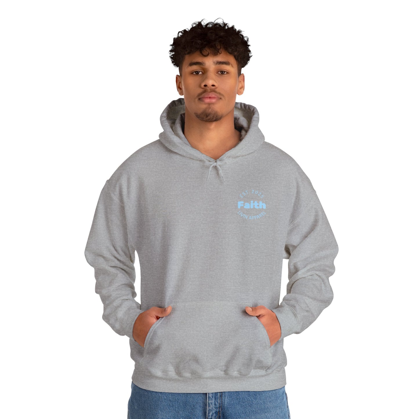 Faith over Fear Unisex Hooded Sweatshirt | Comfortable Everyday Wear | Inspirational Gift | Perfect for All Occasions