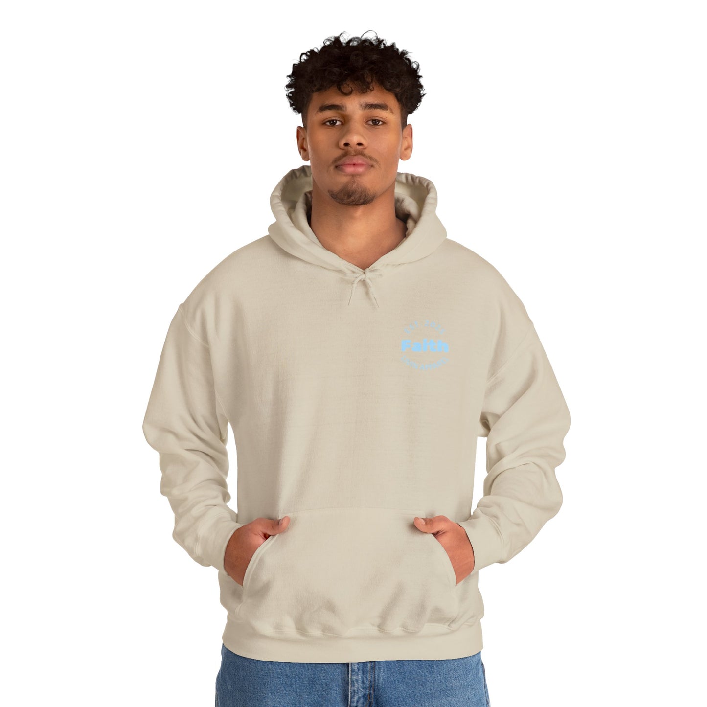 Faith over Fear Unisex Hooded Sweatshirt | Comfortable Everyday Wear | Inspirational Gift | Perfect for All Occasions
