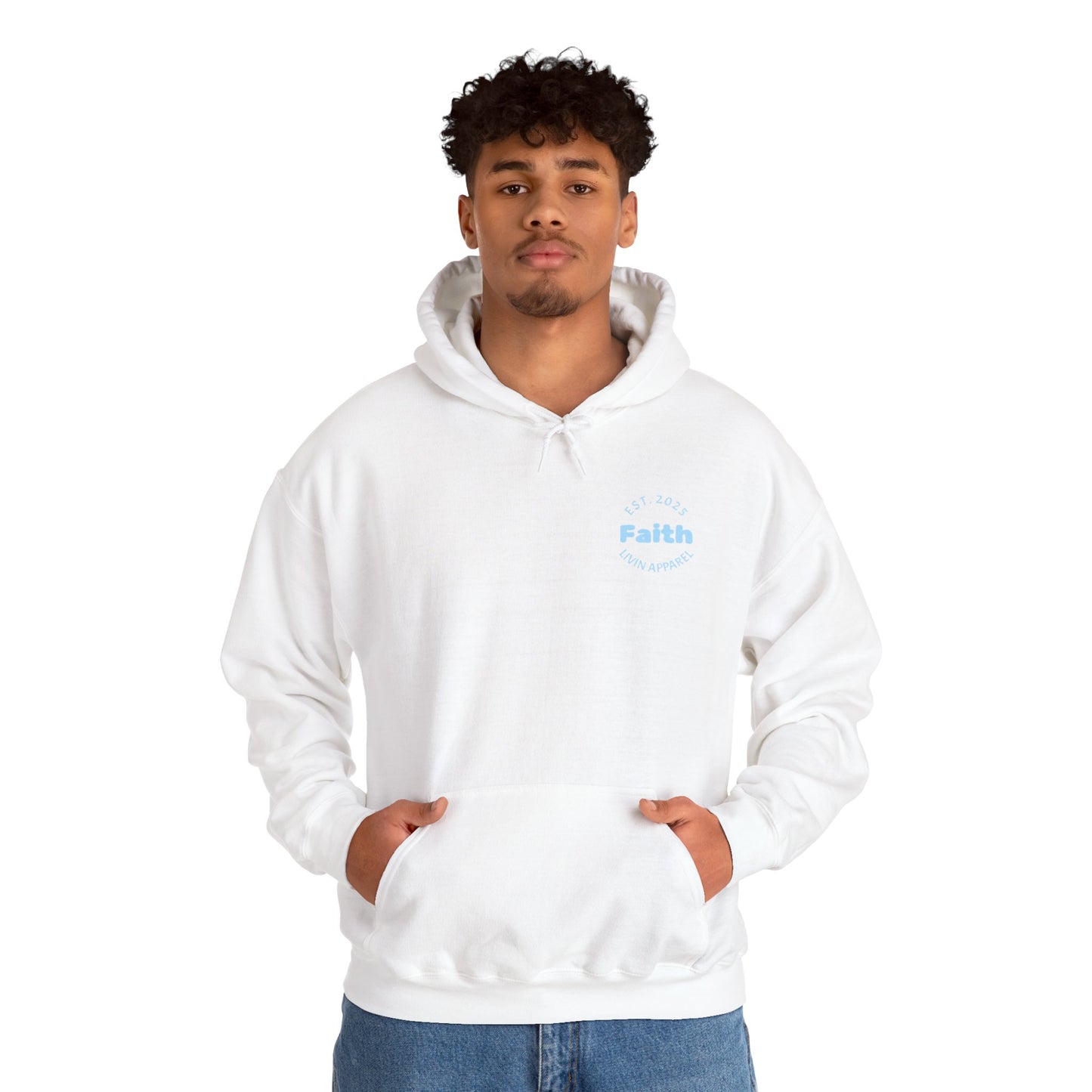 Faith over Fear Unisex Hooded Sweatshirt | Comfortable Everyday Wear | Inspirational Gift | Perfect for All Occasions