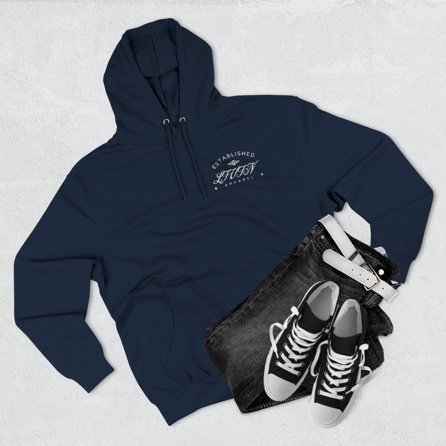 Three-Panel Fleece Hoodie, Cozy Streetwear, Perfect for Drivers, Race Fans, Casual Gifting, Graphic Hoodie, Year-Round Comfort