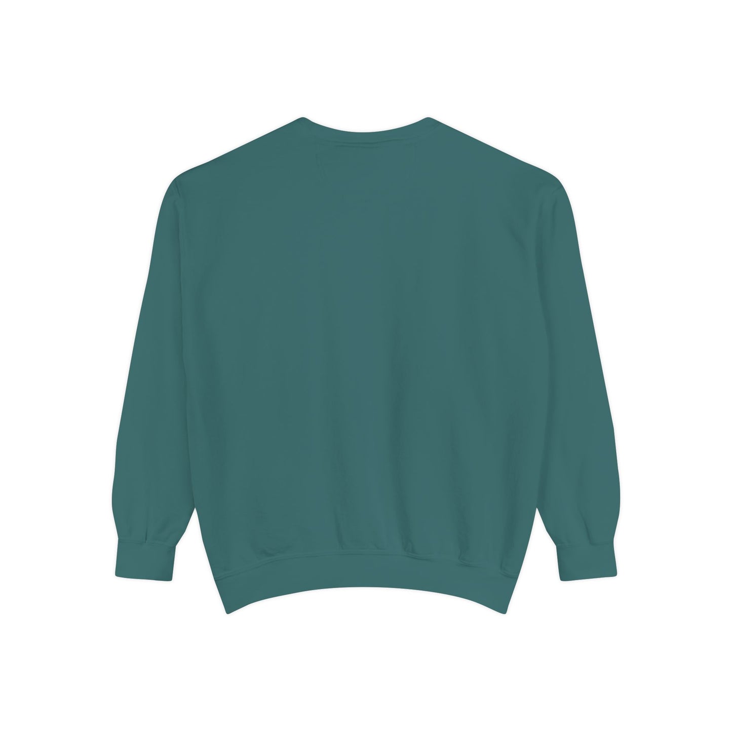 Casual Sweatshirt - 'LIVIN' Garment-Dyed Comfort for Every Day, Perfect for Weekends, Cozy Layering, Gift for Friends, Relaxed Vibe