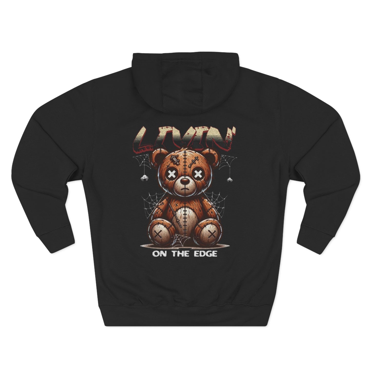 Cozy Graphic Hoodie with 'LIVIN' Design | Perfect for Casual Wear, Gift for Friends, Street Style Inspired, Fall Fashion, Unisex Hoodie