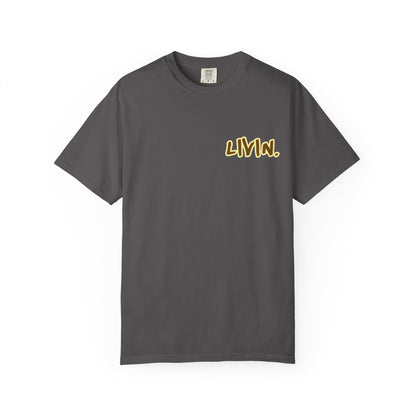 Garment-Dyed T-Shirt, Casual Vibe, Unisex Fashion, Trendy Tee for Everyday Wear, Perfect for Gifts, Chill Vibes, LIVIN.