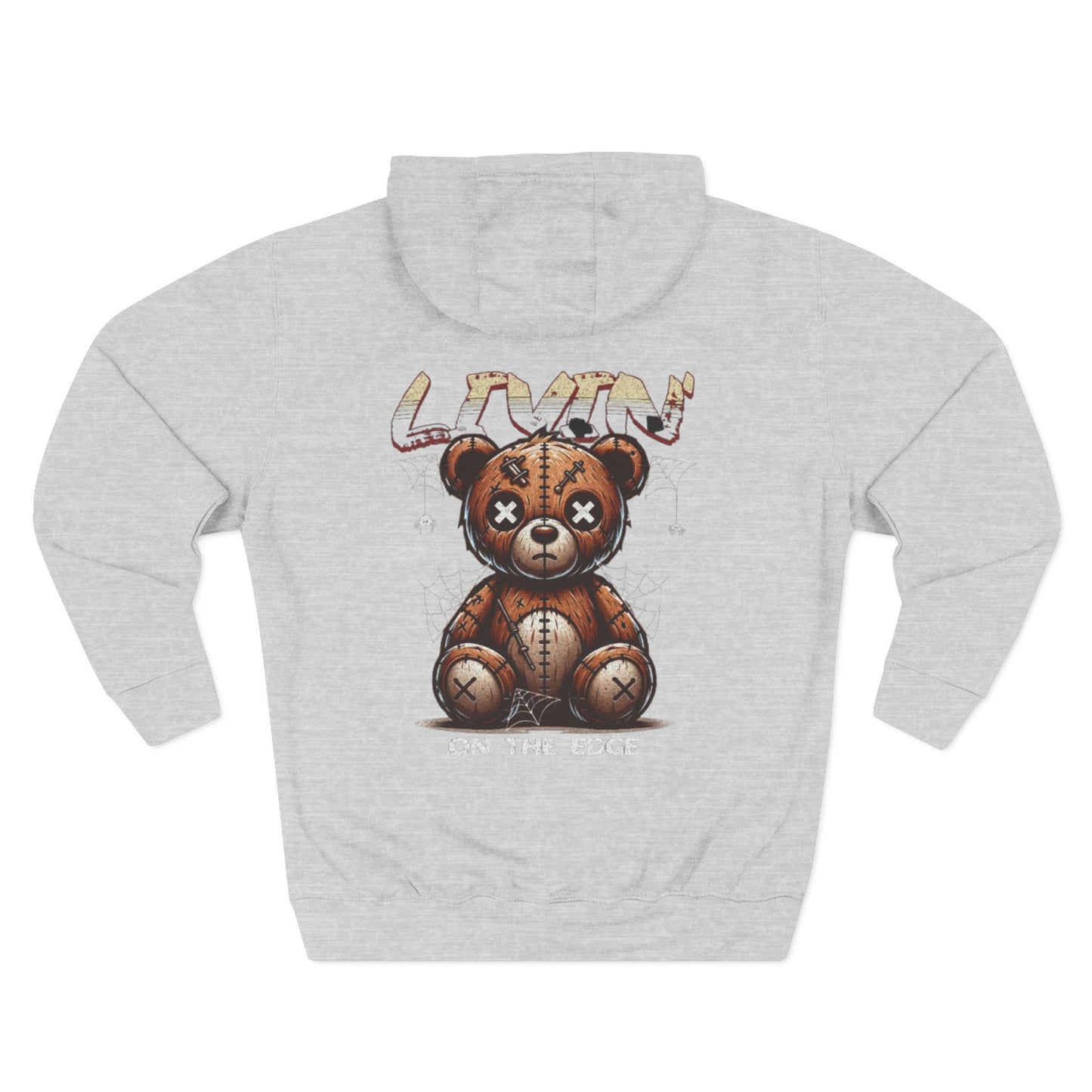 Cozy Graphic Hoodie with 'LIVIN' Design | Perfect for Casual Wear, Gift for Friends, Street Style Inspired, Fall Fashion, Unisex Hoodie