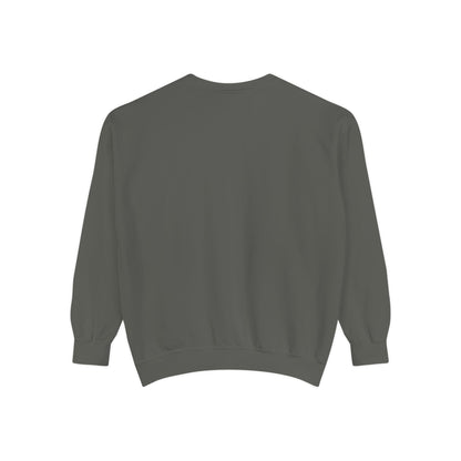 Casual Sweatshirt - 'LIVIN' Garment-Dyed Comfort for Every Day, Perfect for Weekends, Cozy Layering, Gift for Friends, Relaxed Vibe