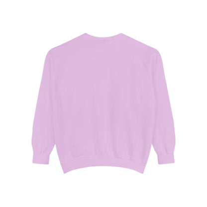 Casual Sweatshirt - 'LIVIN' Garment-Dyed Comfort for Every Day, Perfect for Weekends, Cozy Layering, Gift for Friends, Relaxed Vibe