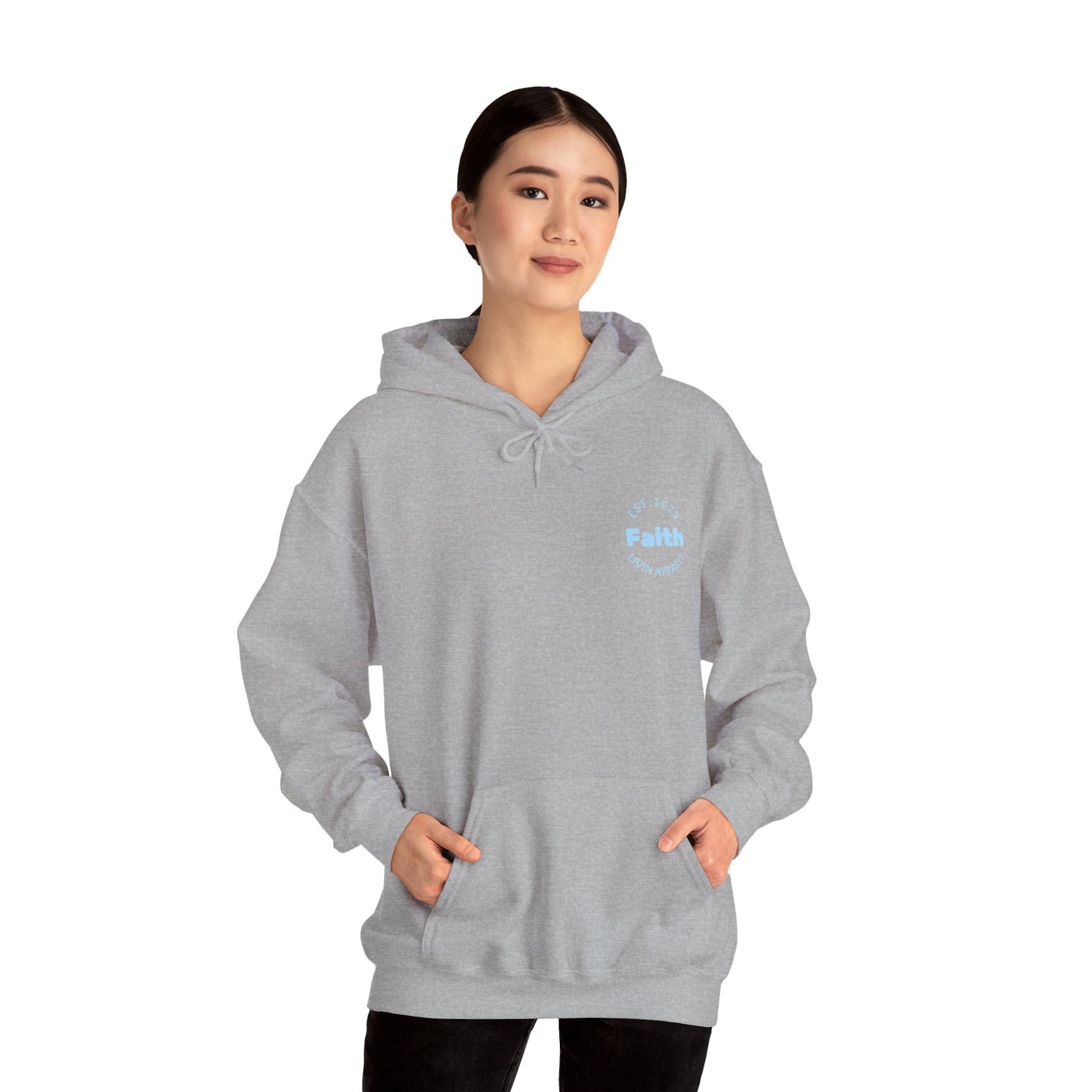 Faith over Fear Unisex Hooded Sweatshirt | Comfortable Everyday Wear | Inspirational Gift | Perfect for All Occasions