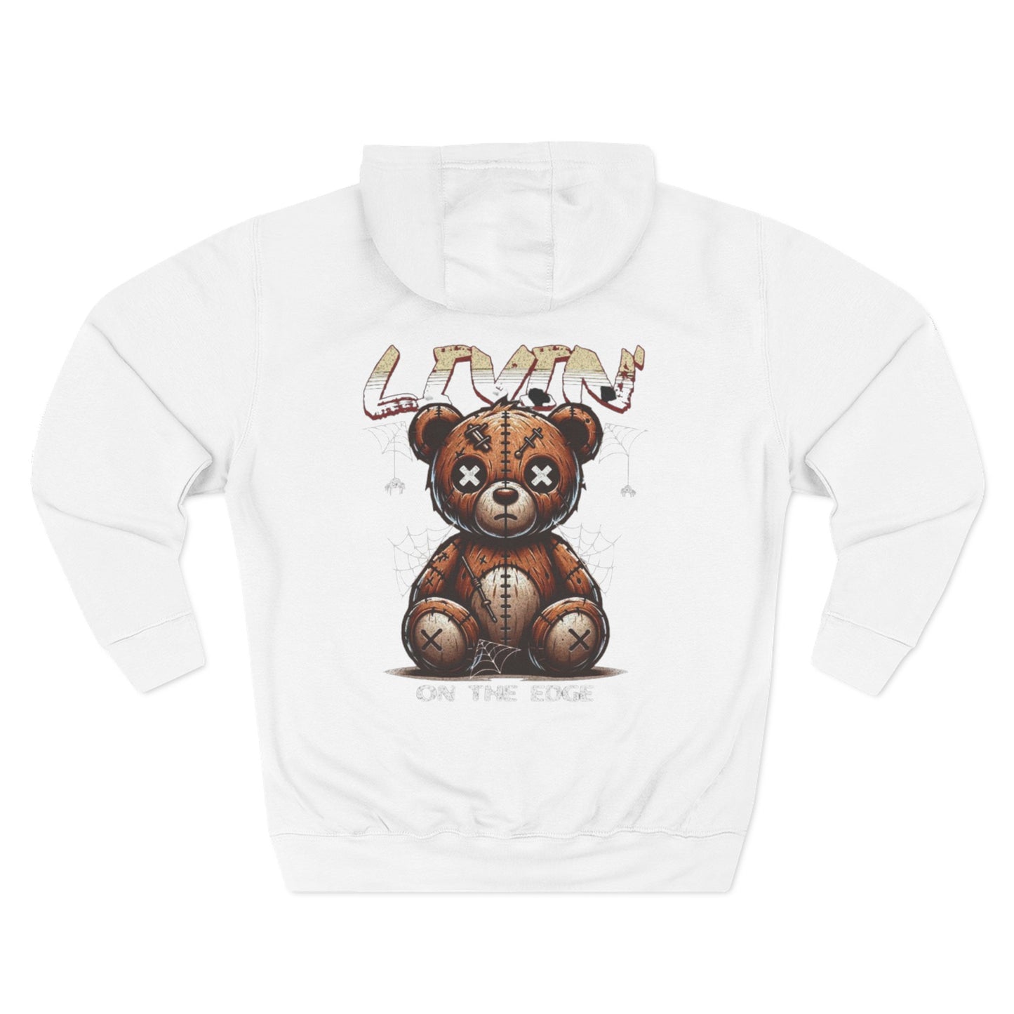 Cozy Graphic Hoodie with 'LIVIN' Design | Perfect for Casual Wear, Gift for Friends, Street Style Inspired, Fall Fashion, Unisex Hoodie