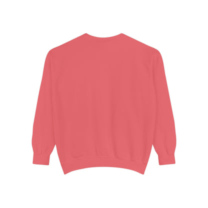 Casual Sweatshirt - 'LIVIN' Garment-Dyed Comfort for Every Day, Perfect for Weekends, Cozy Layering, Gift for Friends, Relaxed Vibe
