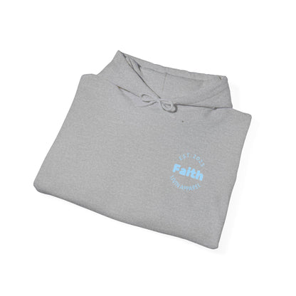 Faith over Fear Unisex Hooded Sweatshirt | Comfortable Everyday Wear | Inspirational Gift | Perfect for All Occasions