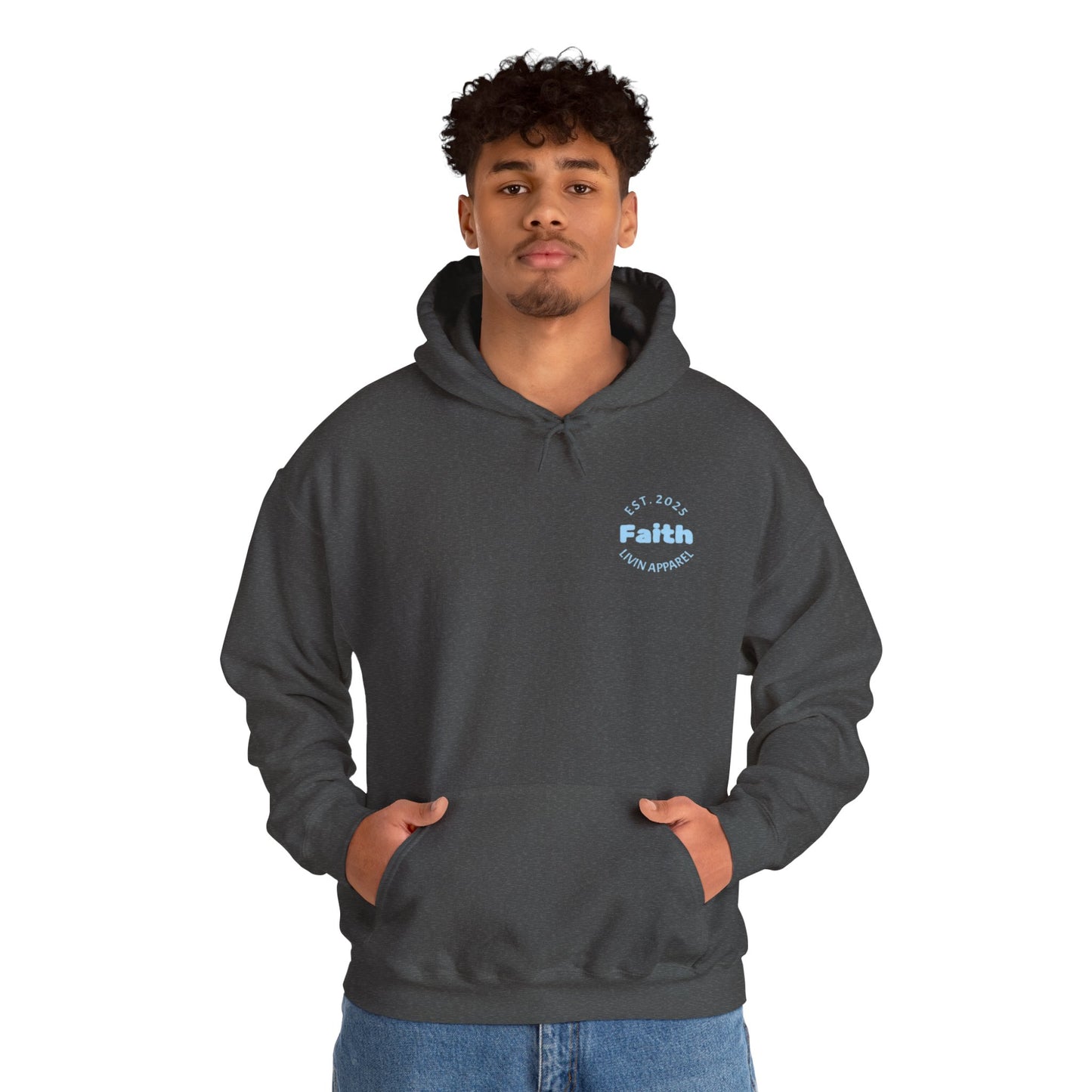 Faith over Fear Unisex Hooded Sweatshirt | Comfortable Everyday Wear | Inspirational Gift | Perfect for All Occasions