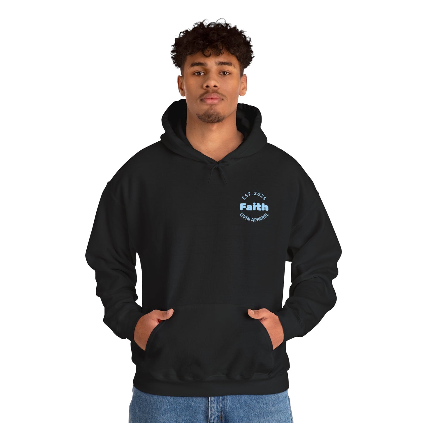 Faith over Fear Unisex Hooded Sweatshirt | Comfortable Everyday Wear | Inspirational Gift | Perfect for All Occasions