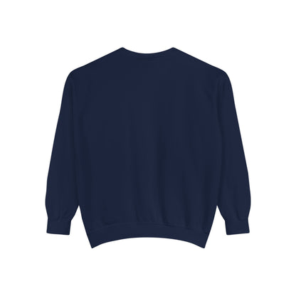 Casual Sweatshirt - 'LIVIN' Garment-Dyed Comfort for Every Day, Perfect for Weekends, Cozy Layering, Gift for Friends, Relaxed Vibe