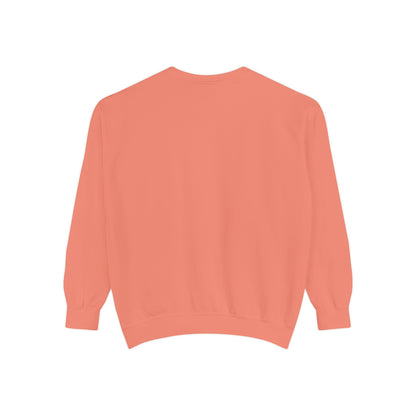Casual Sweatshirt - 'LIVIN' Garment-Dyed Comfort for Every Day, Perfect for Weekends, Cozy Layering, Gift for Friends, Relaxed Vibe