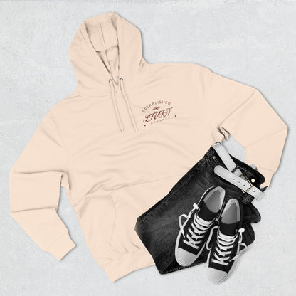 Chic Cherry Fleece Hoodie | Cozy Streetwear, Stylish Gift, Casual Outfit, Fall Fashion, Everyday Comfort
