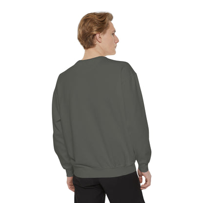 Casual Sweatshirt - 'LIVIN' Garment-Dyed Comfort for Every Day, Perfect for Weekends, Cozy Layering, Gift for Friends, Relaxed Vibe