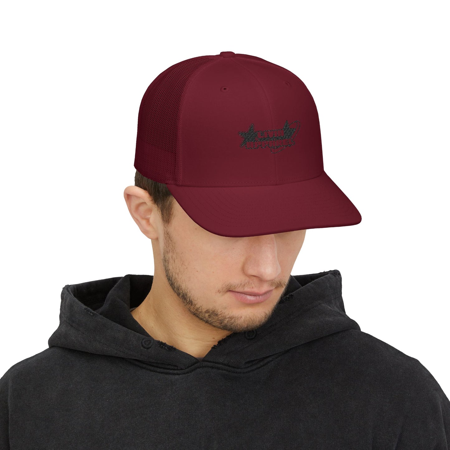 Stylish Embroidered Snapback Trucker Cap, Adjustable Baseball Hat, Casual Streetwear, Gift for Him, Summer Essential