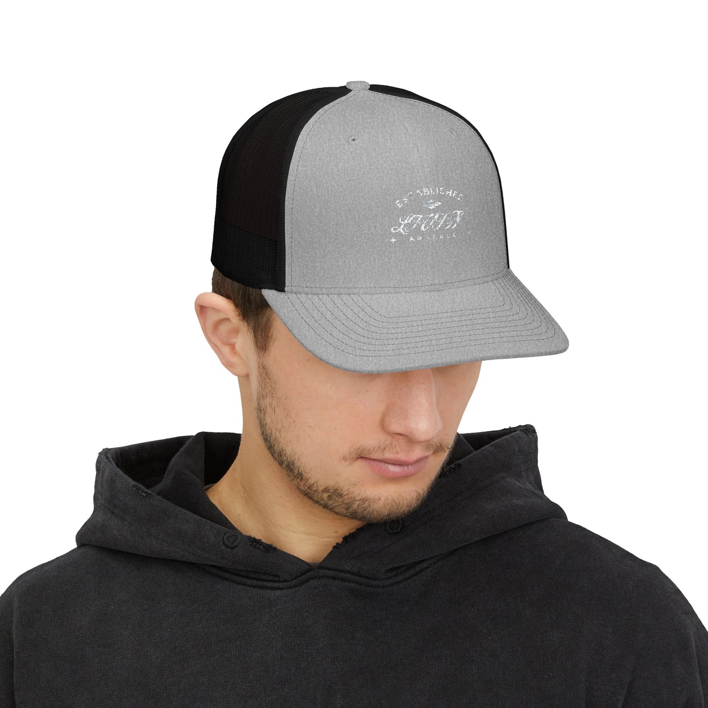 Stylish Embroidered Snapback Trucker Cap, Casual Headwear, Trendy Gift, Outdoor Accessories, Summer Fashion, Unisex Cap