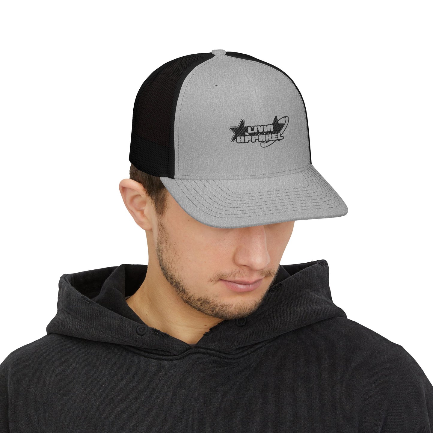 Stylish Embroidered Snapback Trucker Cap, Adjustable Baseball Hat, Casual Streetwear, Gift for Him, Summer Essential