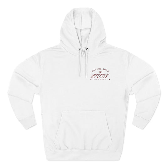 Chic Cherry Fleece Hoodie | Cozy Streetwear, Stylish Gift, Casual Outfit, Fall Fashion, Everyday Comfort