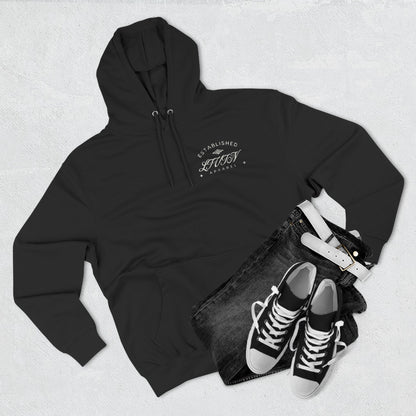 Three-Panel Fleece Hoodie, Cozy Streetwear, Perfect for Drivers, Race Fans, Casual Gifting, Graphic Hoodie, Year-Round Comfort