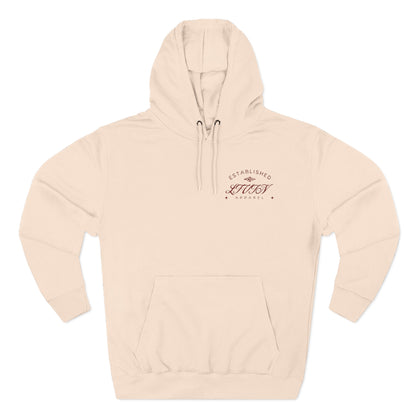 Chic Cherry Fleece Hoodie | Cozy Streetwear, Stylish Gift, Casual Outfit, Fall Fashion, Everyday Comfort