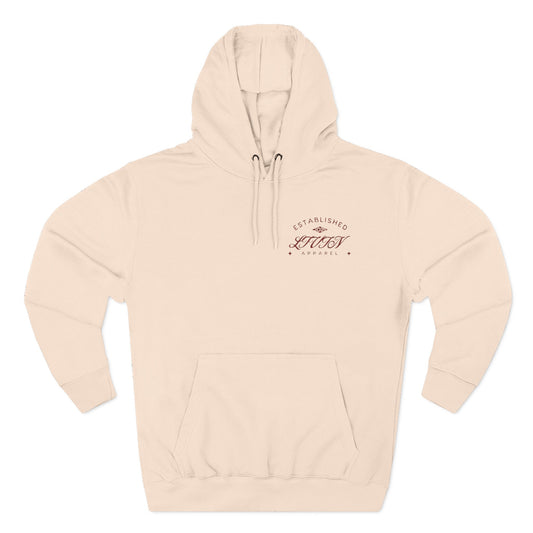 Chic Cherry Fleece Hoodie | Cozy Streetwear, Stylish Gift, Casual Outfit, Fall Fashion, Everyday Comfort
