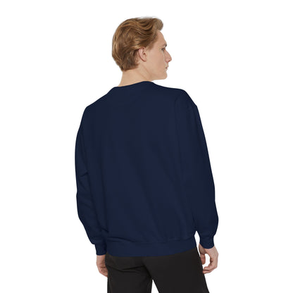Casual Sweatshirt - 'LIVIN' Garment-Dyed Comfort for Every Day, Perfect for Weekends, Cozy Layering, Gift for Friends, Relaxed Vibe