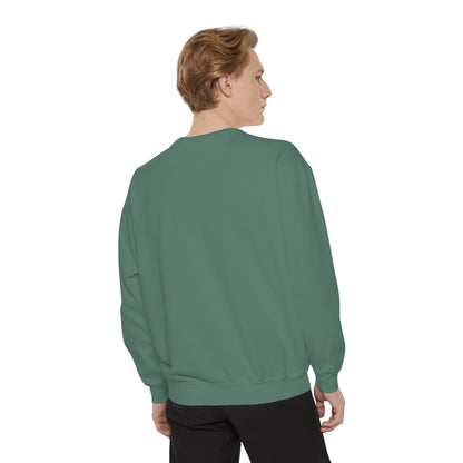 Casual Sweatshirt - 'LIVIN' Garment-Dyed Comfort for Every Day, Perfect for Weekends, Cozy Layering, Gift for Friends, Relaxed Vibe